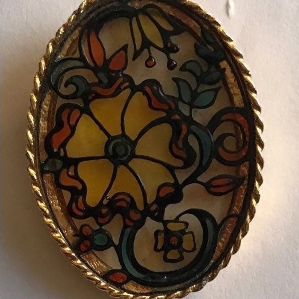Vintage Flower Pin/ Broach - Picture 6 of 8